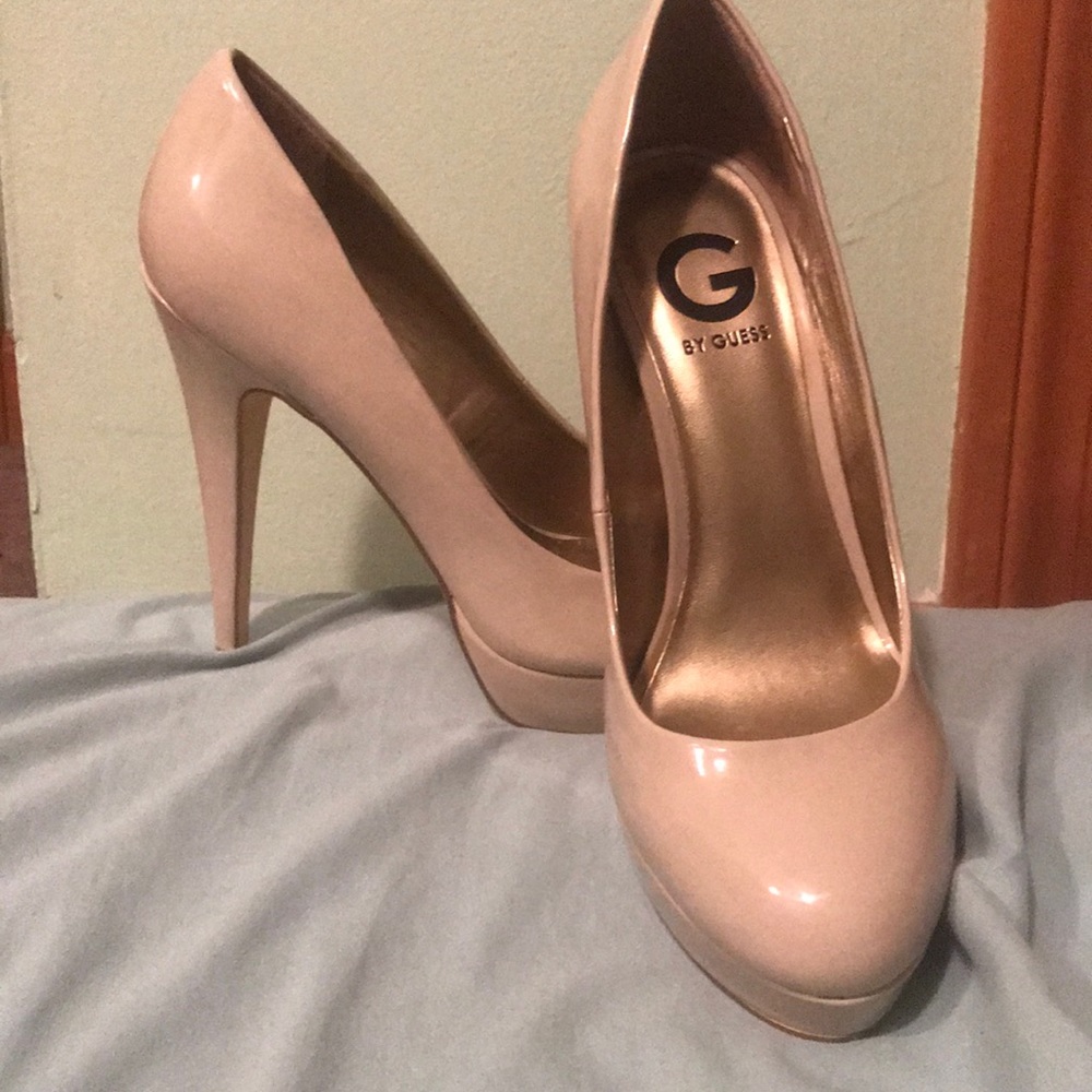Tan Pumps.